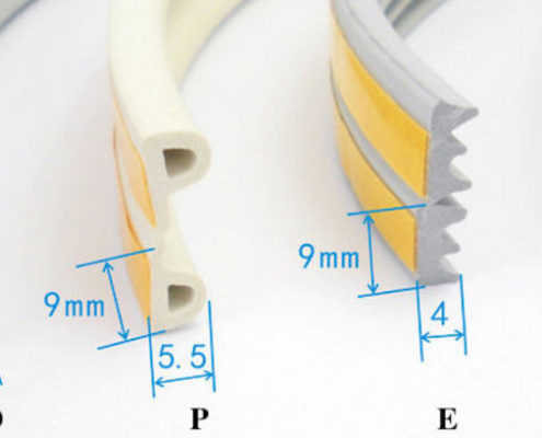 Door and Window EPDM Rubber Adhesive Sealing Strip Wardrobe Seals