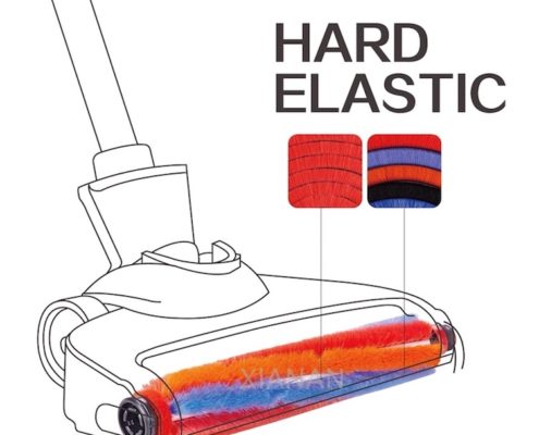 elastic electrical functional brush